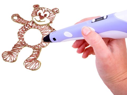 JOKOMISIADA Pióro 3D magiczny długopis 3D + wkłady ZA3932