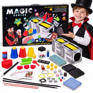JOKOMISIADA ZESTAW MAGIKA - sztuczki magiczne, iluzje, karty, kostki i akcesoria ZA6455