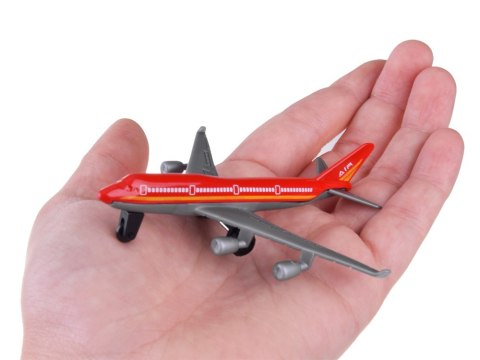 JOKOMISIADA Zestaw Samolot metalowy pasażerskie samoloty 6 szt ZA4669