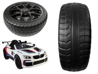 LEAN CARS Koło do auta na akumulator BMW M6 GT3 6666R