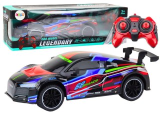 LEAN Toys Auto Sportowe Zdalnie Sterowane RC 1:10 25km/h Światła Czarny
