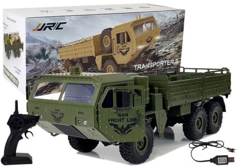LEAN Toys Auto Wojskowe Zdalnie Sterowane 47 cm Transporter Terenowy 6 Kół R/C