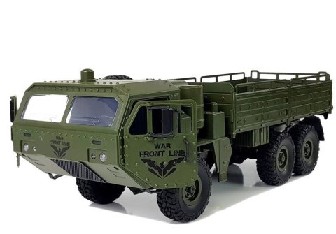 LEAN Toys Auto Wojskowe Zdalnie Sterowane 47 cm Transporter Terenowy 6 Kół R/C