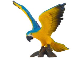 LEAN Toys Figurka Papuga Ara Ararauna 7 cm Niebiesko-Żółta