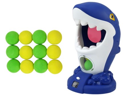 LEAN Toys Gra Zręcznościowa Strzelanie Do Rekina Pistolet Kulki