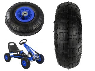 LEAN Toys Koło do Gokarta A15 Niebieskie
