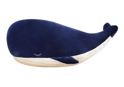 LEAN Toys Maskotka Pluszowa Wieloryb Granatowy 45 cm