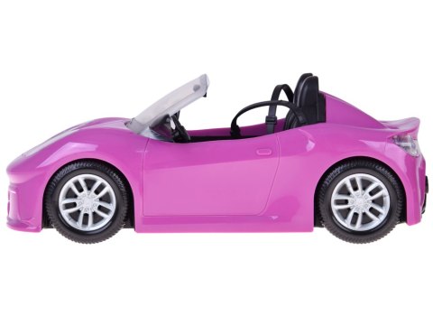 JOKOMISIADA Fioletowe sportowe auto dla klasycznej lalki cabrio dla 2óch lalek ZA5697