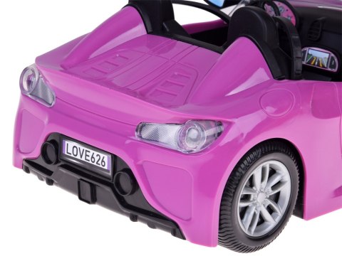 JOKOMISIADA Fioletowe sportowe auto dla klasycznej lalki cabrio dla 2óch lalek ZA5697