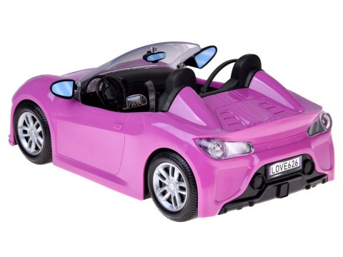 JOKOMISIADA Fioletowe sportowe auto dla klasycznej lalki cabrio dla 2óch lalek ZA5697