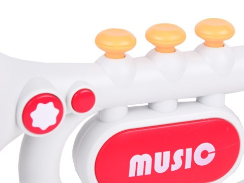 JOKOMISIADA Interaktywna Trąbka dla dzieci 3 tryby zabawy Instrument muzyczny ZA5446