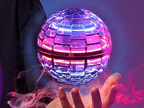 JOKOMISIADA Latająca kula ufo świeci sterowanie ręką RC0605