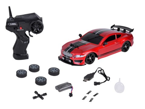 JOKOMISIADA Zdalnie Sterowane AUTO RC Drift 4x4 z Efekt Dymu Oświetlenie LED RC0696
