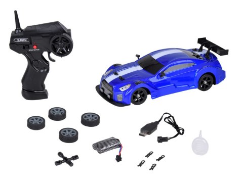 JOKOMISIADA Zdalnie Sterowane AUTO RC Drift 4x4 z Efekt Dymu Oświetlenie LED RC0696