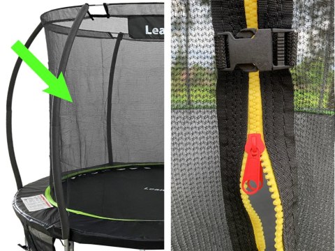 LEAN Sport Siatka Wewnętrzna do Trampoliny Sport Max 14ft Zielona