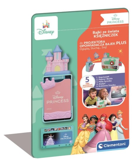 Clementoni Bajki Do Projektora DISNEY PLUS Księżniczki Język Polski Clementoni 50456