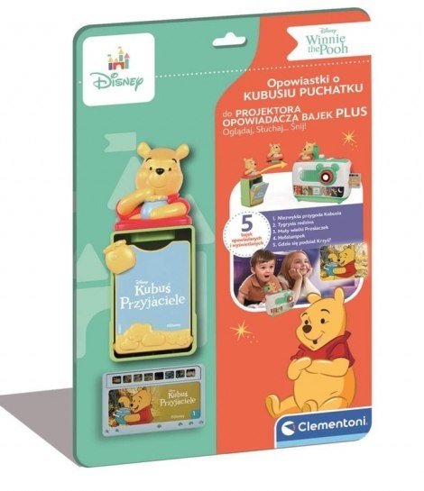 Clementoni Bajki Do Projektora DISNEY PLUS Kubuś Puchatek Język Polski Clementoni 50458