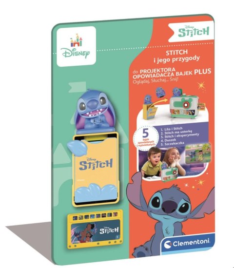 Clementoni Bajki Do Projektora DISNEY PLUS Stitch Język Polski Clementoni 50458