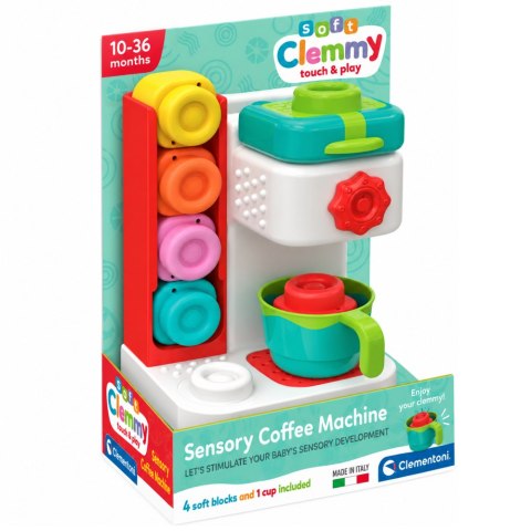 Clementoni Clemmy Sensoryczny Ekspres do Kawy Miękkie Klocki Clementoni 17616
