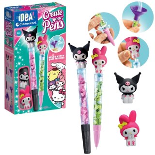 Clementoni Idea Art Zestaw Mini Fabryka Długopisów Hello Kitty i Przyjaciele My Melody i Kuromi Clementoni 18431
