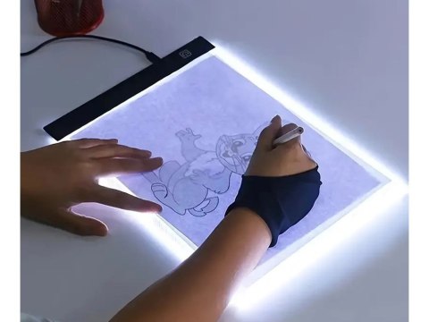 JOKOMISIADA Deska kreślarska tablet graficzny LED do rysowania dla dzieci TA0111