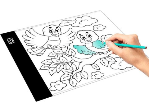 JOKOMISIADA Deska kreślarska tablet graficzny LED do rysowania dla dzieci TA0111