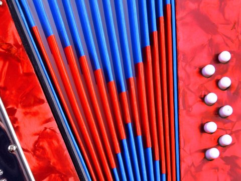 JOKOMISIADA Duży muzyczny AKORDEON dla dzieci Harmonia IN0148