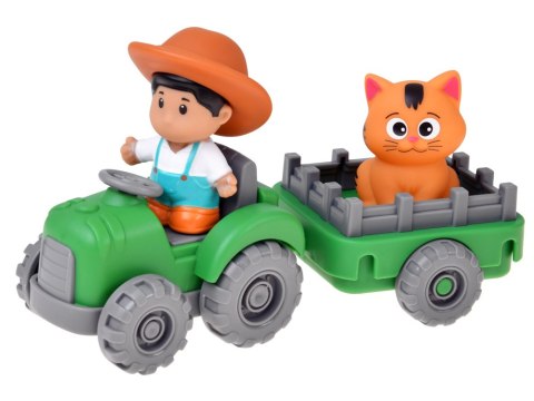 JOKOMISIADA FARMA Otwierana stodoła z dźwiękiem + 10 figurek i traktor ZA6384