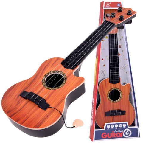 JOKOMISIADA Gitara 4-strunowa dla dzieci + piórko IN0120
