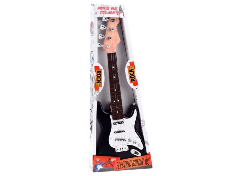 JOKOMISIADA Gitara elektryczna dla dziecka gitarka rockowe brzmienie IN0164