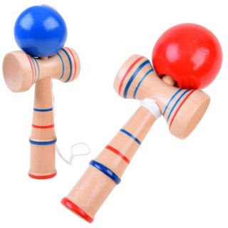 JOKOMISIADA Kendama Drewniana gra zręcznościowa zabawka drewniana GR0462