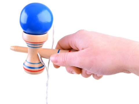 JOKOMISIADA Kendama Drewniana gra zręcznościowa zabawka drewniana GR0462