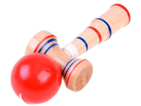 JOKOMISIADA Kendama Drewniana gra zręcznościowa zabawka drewniana GR0462