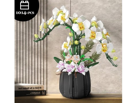 JOKOMISIADA Klocki konstrukcyjne STORCZYK W DONICZCE - Kwiaty orchidea 1014+ele ZA6378