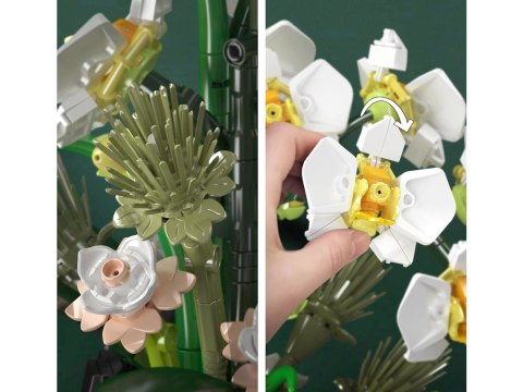 JOKOMISIADA Klocki konstrukcyjne STORCZYK W DONICZCE - Kwiaty orchidea 1014+ele ZA6378