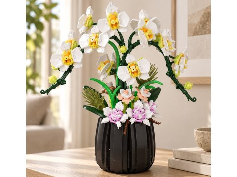 JOKOMISIADA Klocki konstrukcyjne STORCZYK W DONICZCE - Kwiaty orchidea 1014+ele ZA6378