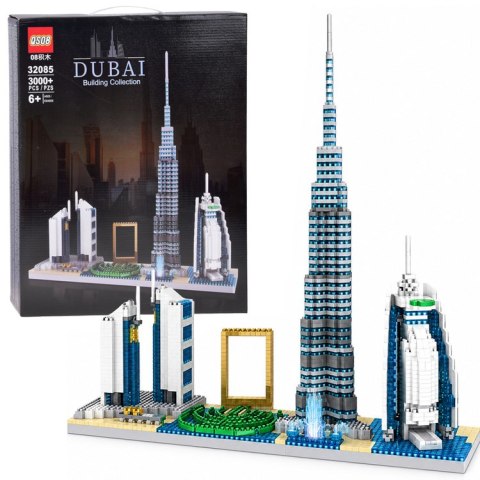 JOKOMISIADA Klocki konstrukcyjne Wieżowce Dubaj - słynne budowle miasta 3000+ele ZA6269