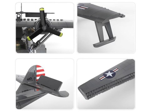 JOKOMISIADA Klocki techniczne samolot bojowy PBY-5A Catalina 364 elementów ZA5322