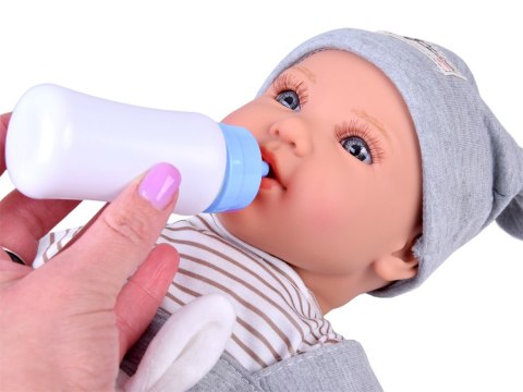 JOKOMISIADA Lalka BOBAS interaktywna 46cm - w niebieskich spodenkach + akcesoria ZA5835