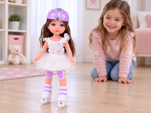 JOKOMISIADA Lalka interaktywna na rolkach 35 cm tańcząca gra melodie ZA6362