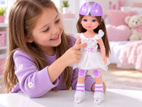JOKOMISIADA Lalka interaktywna na rolkach 35 cm tańcząca gra melodie ZA6362