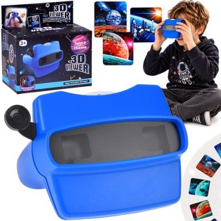 JOKOMISIADA Okulary 3D KOSMOS stereoskop - 14 kosmicznych niesamowitych obrazków ZA6453