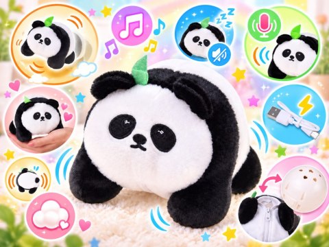 JOKOMISIADA Panda interaktywna - nagrywa, wibruje i skacze do 30 melodii ZA6366