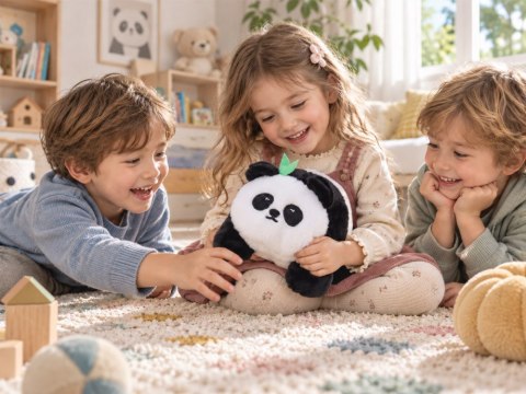 JOKOMISIADA Panda interaktywna - nagrywa, wibruje i skacze do 30 melodii ZA6366