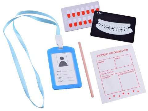 JOKOMISIADA Zestaw MAŁY DENTYSTA drewniany akcesoria ZA4718