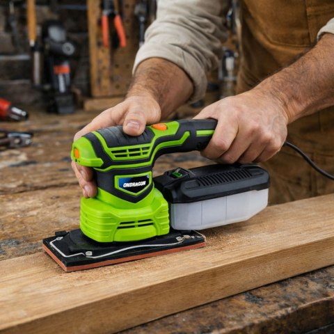 LEAN Toys SZLIFIERKA MIMOŚRODOWA OSCYLACYJNA ELEKTRYCZNA Z REGULACJĄ 3w1 145W