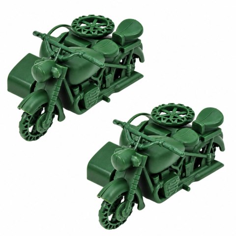 LEAN Toys Zestaw Militarny Żołnierzyki Figurki Pojazdy Wojskowe Mapa Akcesoria 72 el.