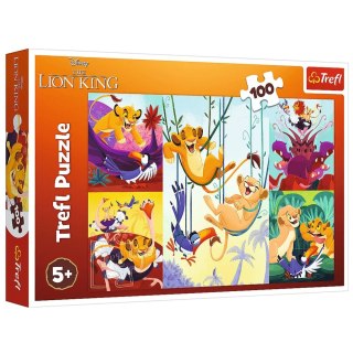 Trefl Puzzle Puzzle - 100 - Dzielny Król Lew - Trefl 16478