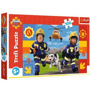 Trefl Puzzle Puzzle - 100 - Zawsze pomocny Strażak Sam - Trefl 16518