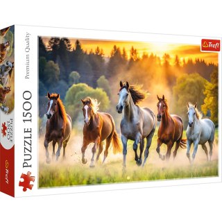 Trefl Puzzle Puzzle - 1500 - Dzikie konie - Trefl 26215